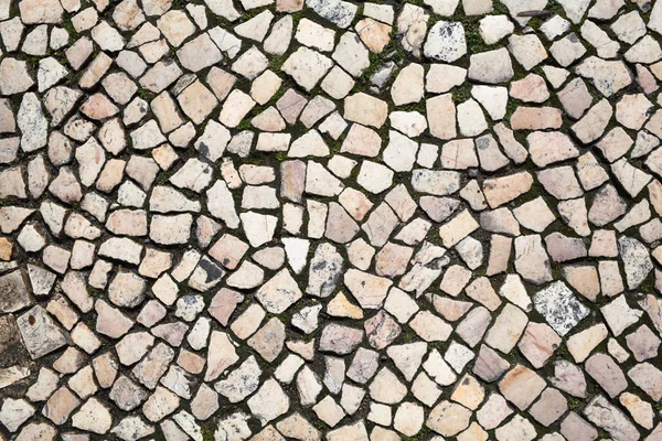 Natural Distinct Cobblestones Pavement Detail View — Stock Photo, Image