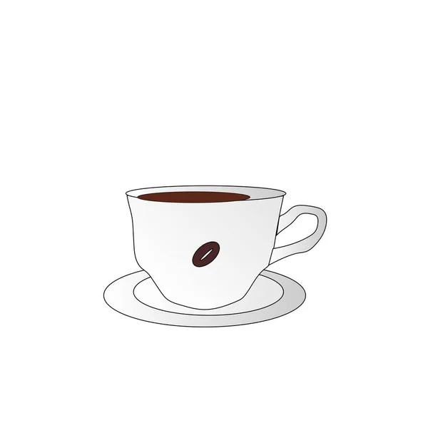 कॉफी कप प्रतीक — स्टॉक वेक्टर