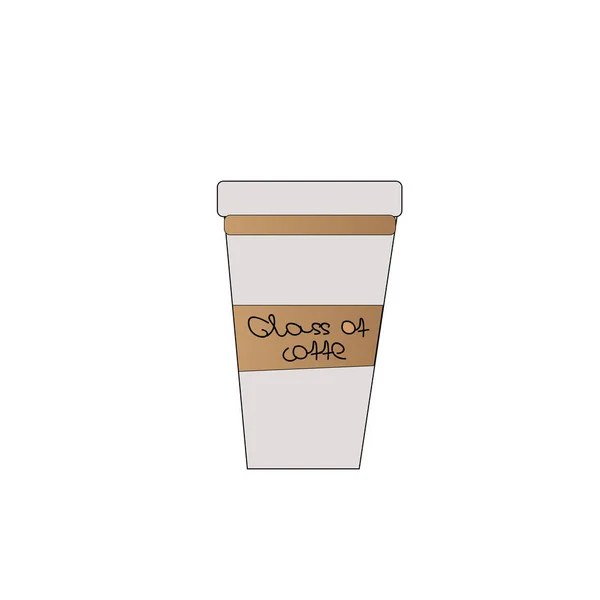 Glas Kaffee — Stockvektor