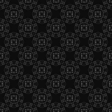 Soyut biçimdeki vektör vintage dikişsiz desen