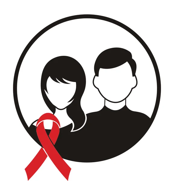 世界艾滋病日 月世界艾滋病日海报 — 图库矢量图片