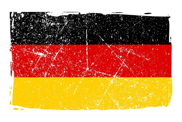 German Flag Old Grange — Stock Vector