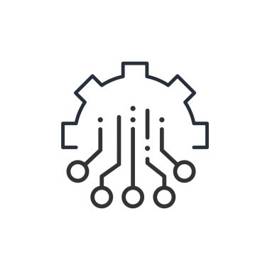 Profesyonel elektronik ekipman. Vektör Lineer kutsal kişilerin resmi, beyaz arka plan.