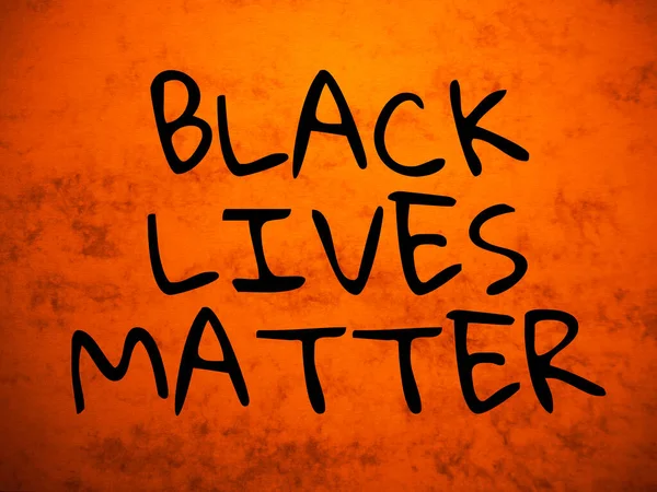 Black Lives Matter Mots Sur Fond Brûlure Orange Feu Grunge — Photo