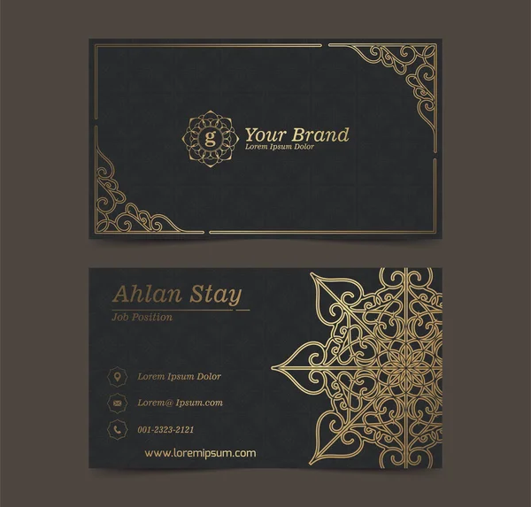 Altın renkli lüks mandala işi.