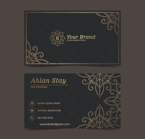 Altın renkli lüks mandala işi.