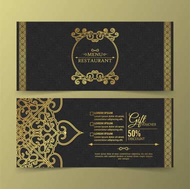 Süslü Ögelerle Menü Düzeni.