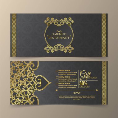 Süslü Ögelerle Menü Düzeni.