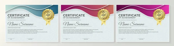 Medlemskap Certifikat Bästa Utmärkelse Diplom Som — Stock vektor