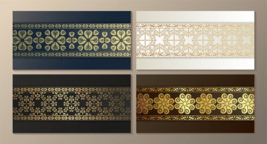 Lüks altın süs kenarı koleksiyonu