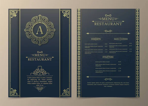 Süslü Ögelerle Menü Düzeni.