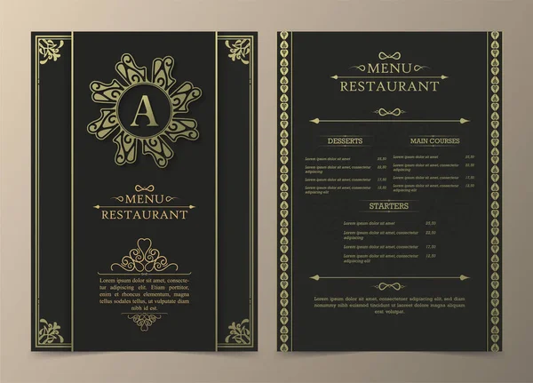 Süslü Ögelerle Menü Düzeni.