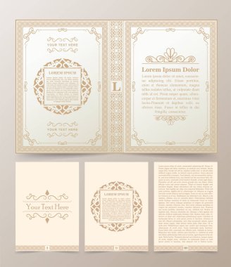 Süslü kitap kapağı tasarımı