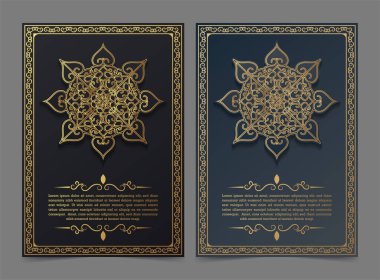 Lüks tebrik kartı vektör şablonu