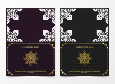 Düğün için dekoratif lazer kesim şablonu