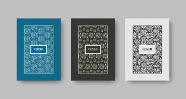 Kapak Metni Boşluğu ile Zarif Geometrik Kalıp Tasarımı