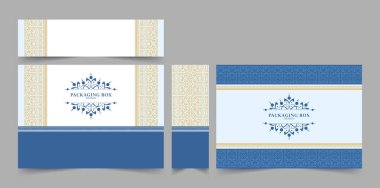 Süslü Klasik Paket Düzeni Tasarım Şablonu Ayarları