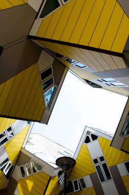 Kübik Evler, Hollanda Kubuswoningen, Rotterdam içinde - closeup