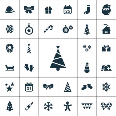 yeni yıl simgeleri evrensel set