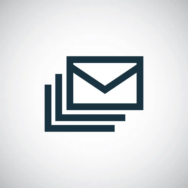 E-mail icon. trendy simple concept symbol design — Stock Vector