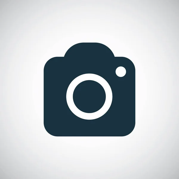 Icona della fotocamera fotografica modello di concetto simbolo alla moda — Vettoriale Stock