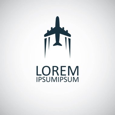 düzlem simgesi basit düz eleman konsept tasarımı