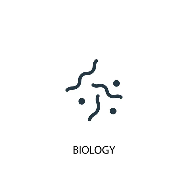 Biology icon. Simple element illustration. biology concept symbol design. Can be used for web — Stock Vector