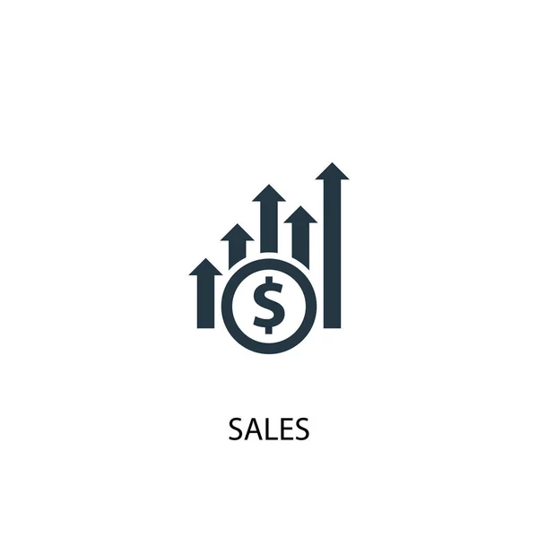 Icona di vendita. Illustrazione semplice elemento. Concetto di vendita simbolo di design. Può essere utilizzato per il web — Vettoriale Stock
