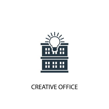 creative office icon. Simple element illustration. creative office concept symbol design. Can be used for web