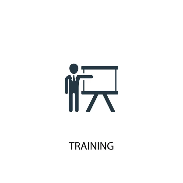 Training icon. Simple element illustration. training concept symbol design. Can be used for web — Stock Vector