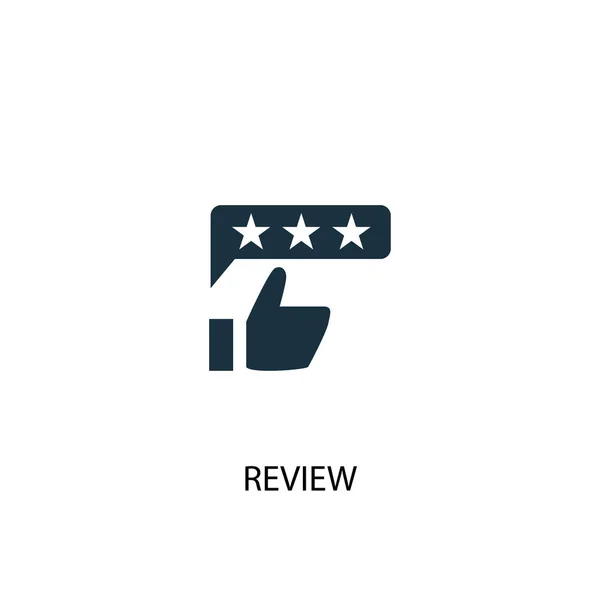 review icon. Simple element illustration. review concept symbol design. Can be used for web
