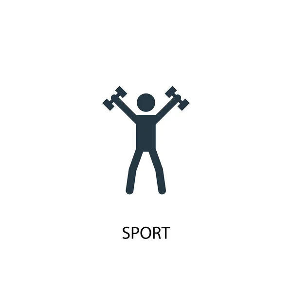 Sport icoon. Afbeelding van een eenvoudig element. sport concept symbool ontwerp. Kan worden gebruikt voor web — Stockvector