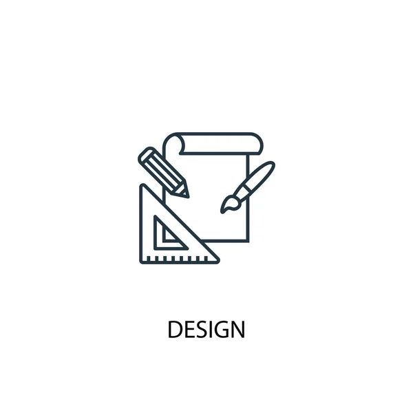 Concepto de diseño icono de línea. Ilustración de elementos simples. diseño concepto contorno símbolo diseño. Puede ser utilizado para web y móvil — Vector de stock