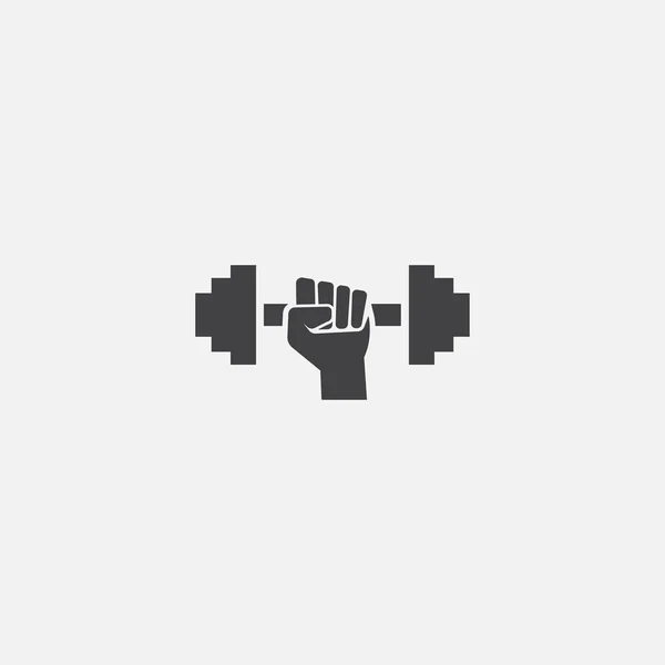 Icône de base de gymnase. Illustration simple. conception de symbole de gymnase. Peut être utilisé pour le web, et mobile — Image vectorielle