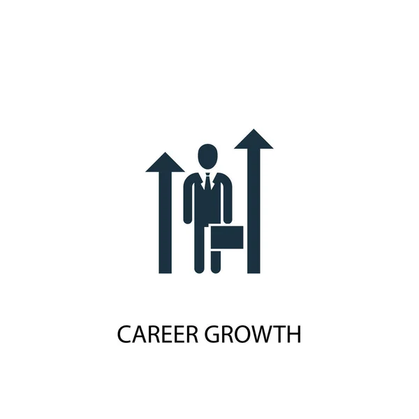 career growth icon. Simple element illustration. career growth concept symbol design. Can be used for web