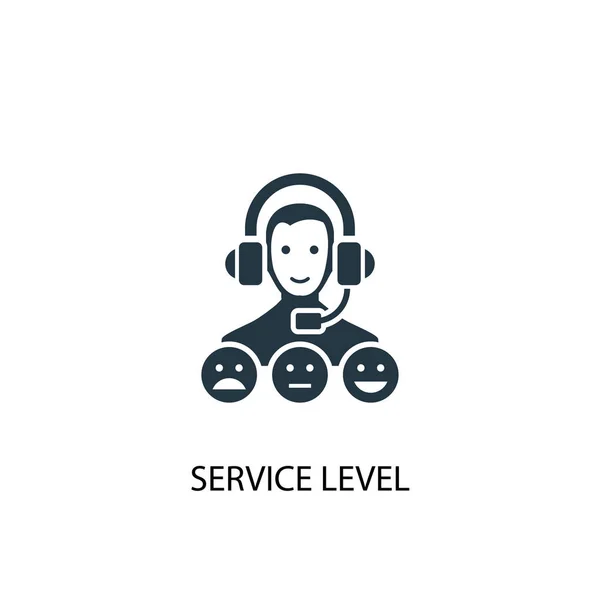 service level icon. Simple element illustration. service level concept symbol design. Can be used for web