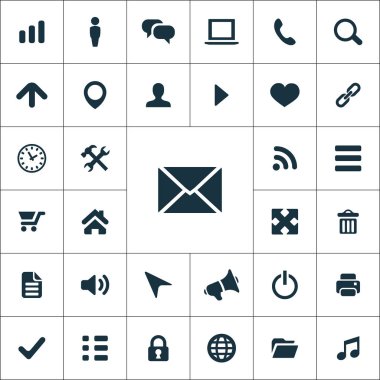 web Ui simgeleri web için evrensel set