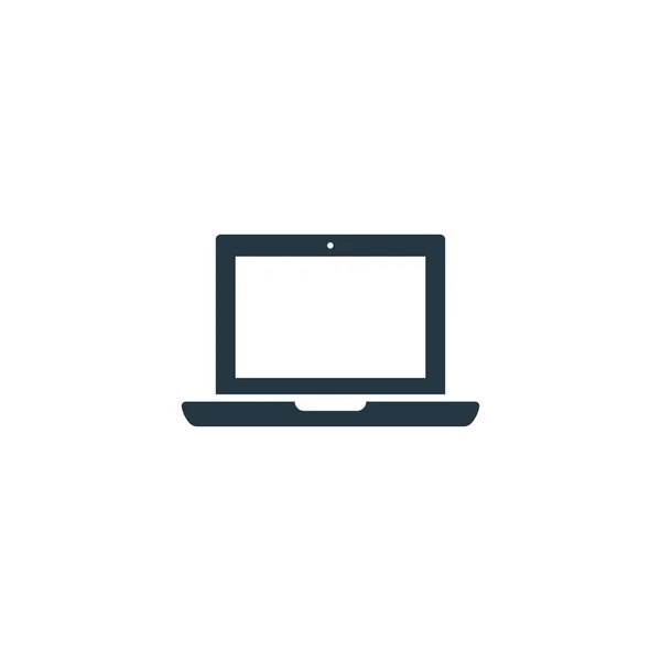 Laptop pictogram. Eenvoudige element illustratie voor web en mobiel — Stockvector