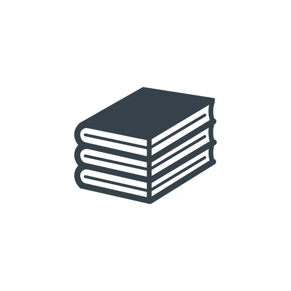 Livros conceito logotipo modelo design. Forma do ícone do logotipo do negócio. livros ilustração simples — Vetor de Stock