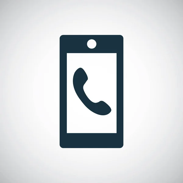 Smartphone Call icon voor web en UI op witte achtergrond — Stockvector