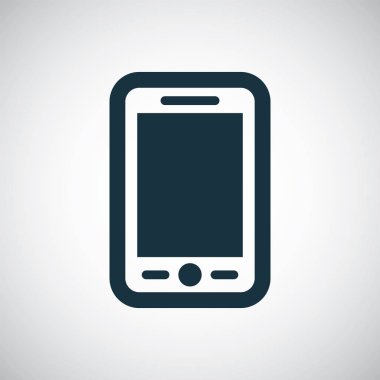 akıllı telefon simgesi. beyaz arka plan üzerinde web ve Ui için