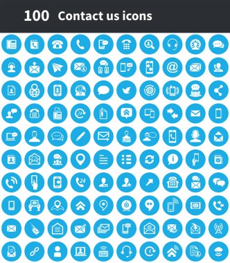 web ve Ui için evrensel set 100 simgeler bize ulaşın.