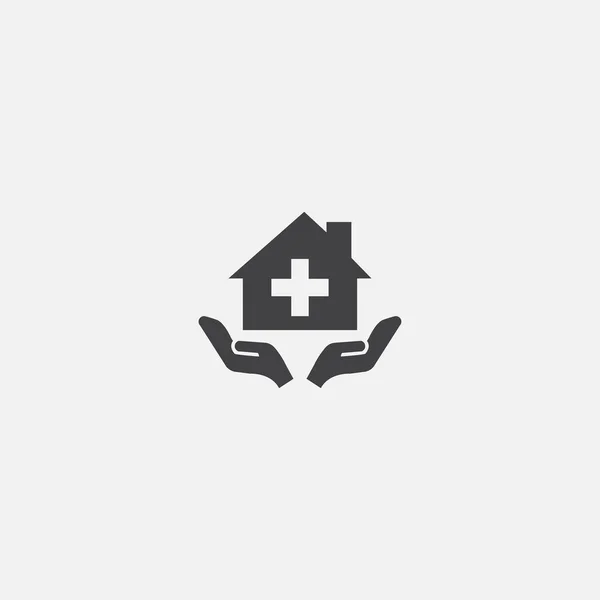 Home care base icon. Simple sign illustration. home care symbol design. Can be used for web and mobile — 스톡 벡터