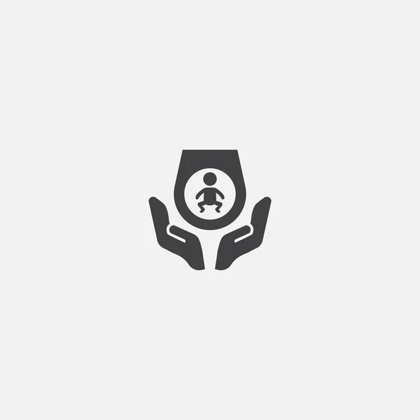 Prenatal care base icon. Simple sign illustration. Prenatal care symbol design. Can be used for web and mobile — 스톡 벡터