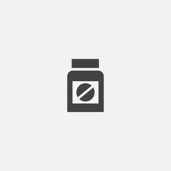 Ícone da base de drogas. Ilustração de signo simples. design de símbolo de drogas. Pode ser usado para web e mobile — Vetor de Stock