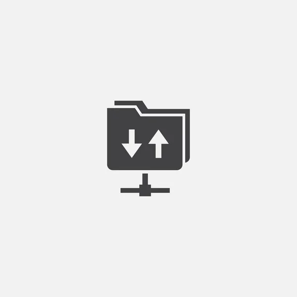 FTP base icon. Simple sign illustration. FTP symbol design. Can be used for web and mobile — Stockvector