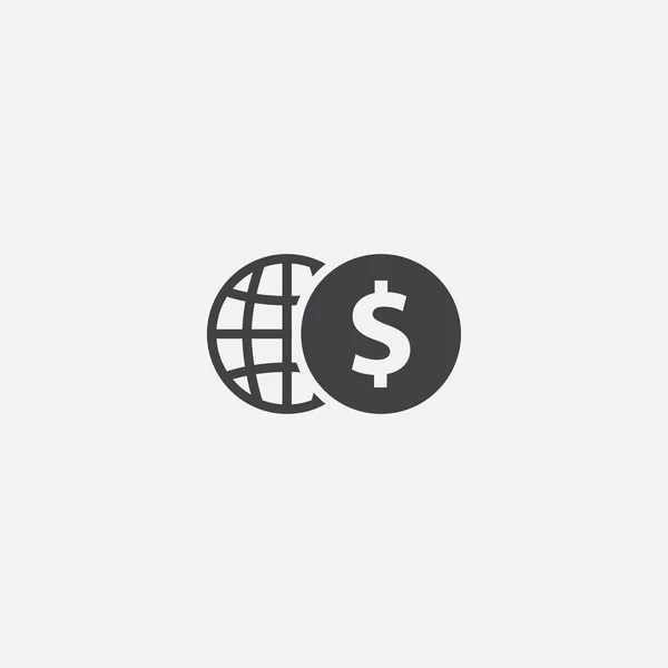 World economy base icon. Simple sign illustration. world economy symbol design. Can be used for web and mobile — Stockvector