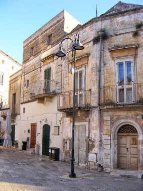 Matera'da manzara - Basilicata, Güney İtalya