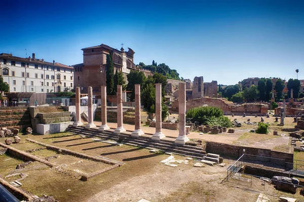 Αρχαίο Κέντρο Της Ρώμης Αντικέ Forum Romanum Ρώμη Ιταλία — Φωτογραφία Αρχείου