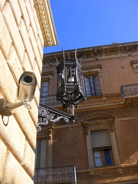 Камера Наблюдения Старая Лампа Античный Современный — стоковое фото